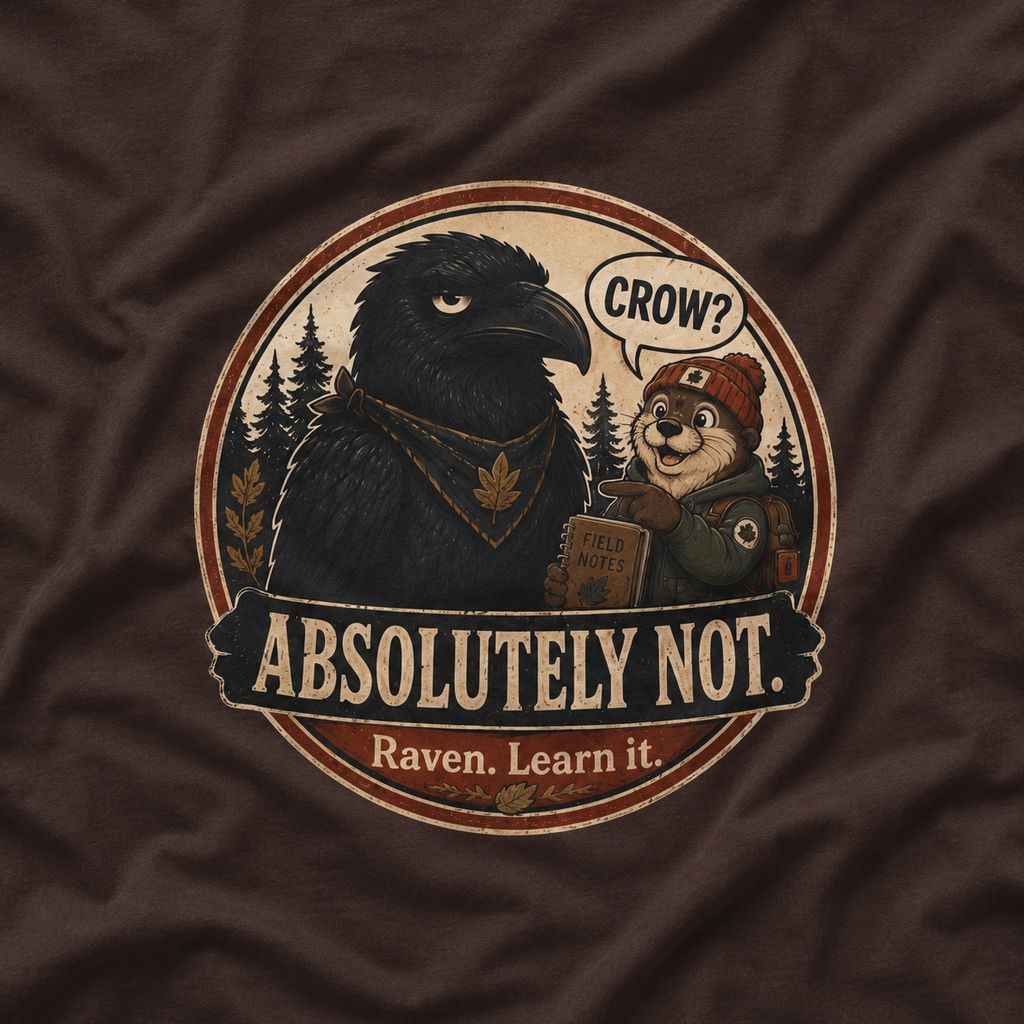 Crow, Absolutely Not Version 3 T‑Shirt