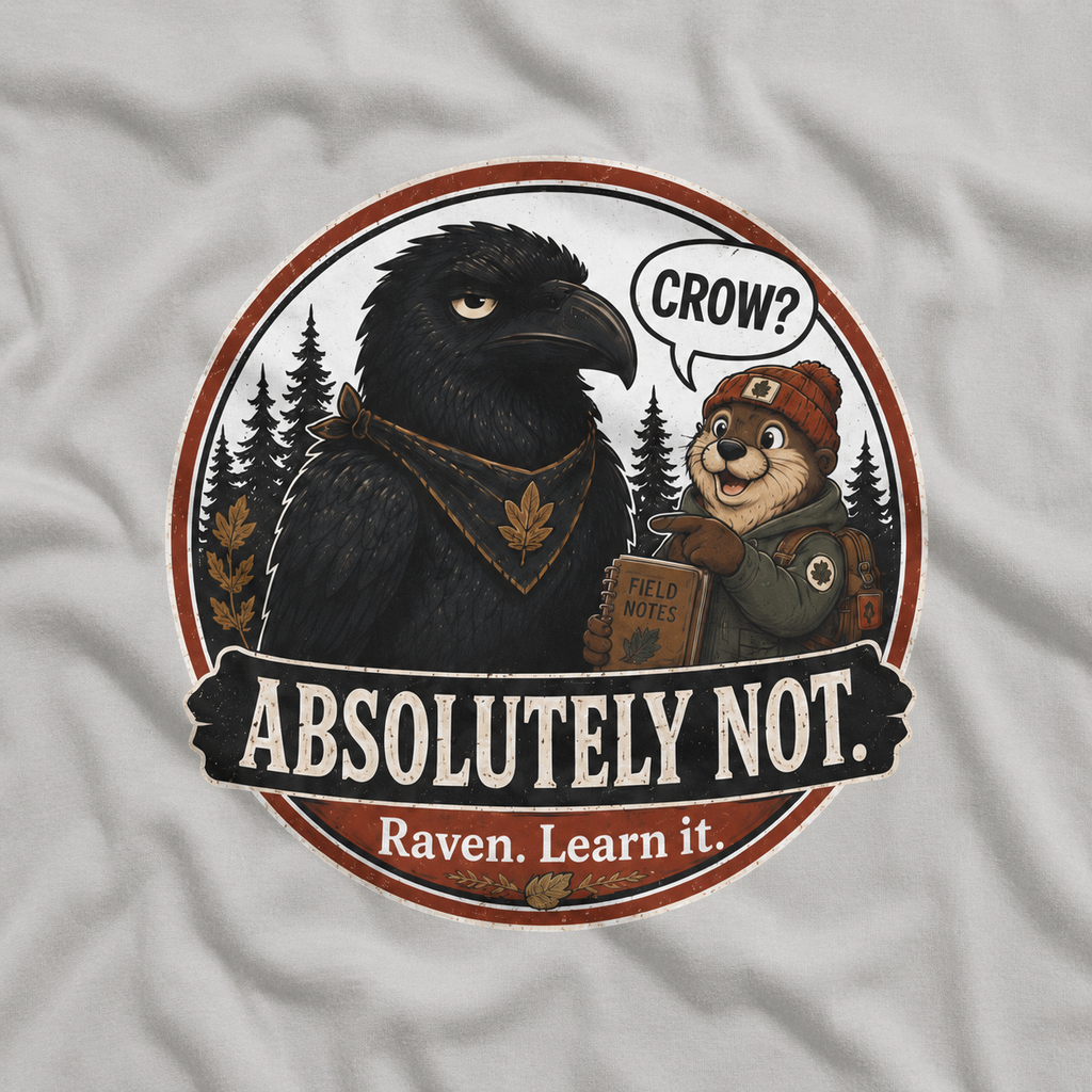 Crow, Absolutely Not Version 3 T‑Shirt