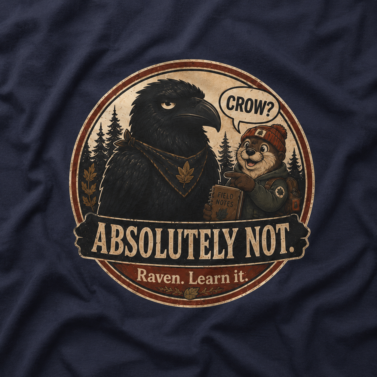 Crow, Absolutely Not Version 3 T‑Shirt