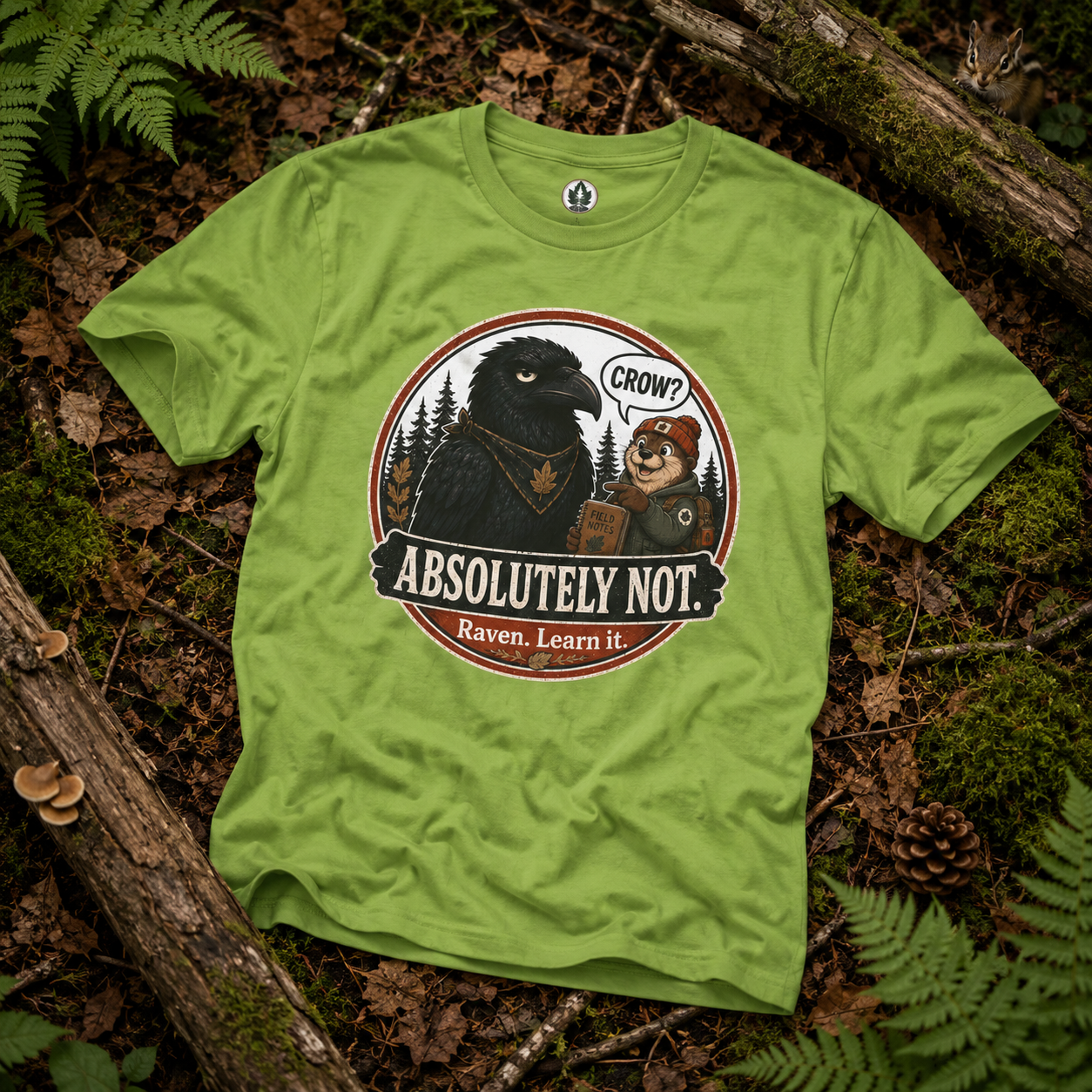 Crow, Absolutely Not Version 3 T‑Shirt