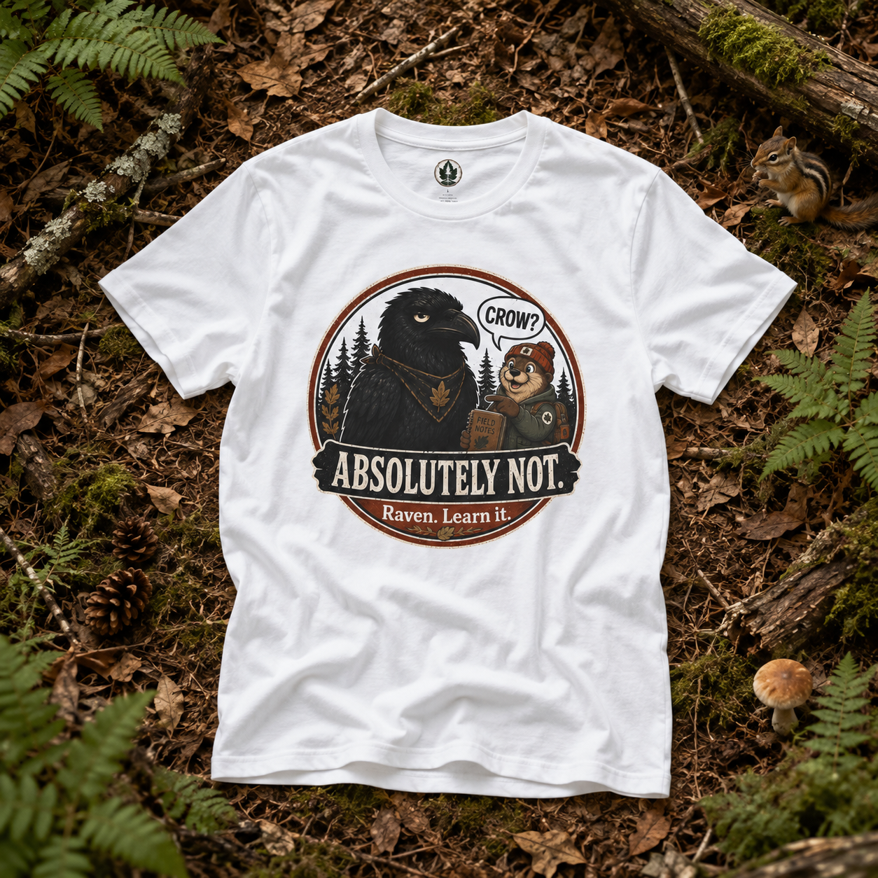 Crow, Absolutely Not Version 3 T‑Shirt