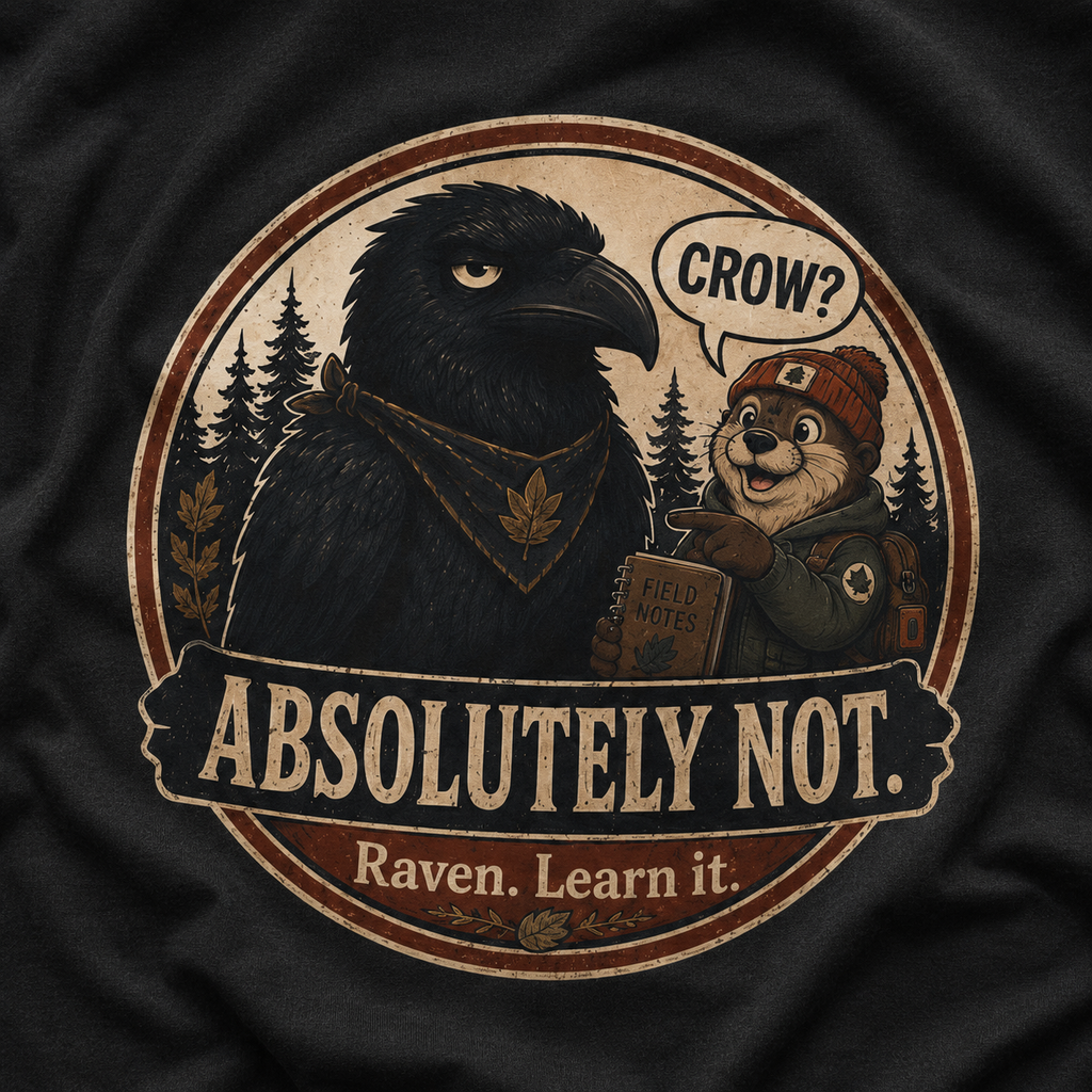 Crow, Absolutely Not Version 3 T‑Shirt