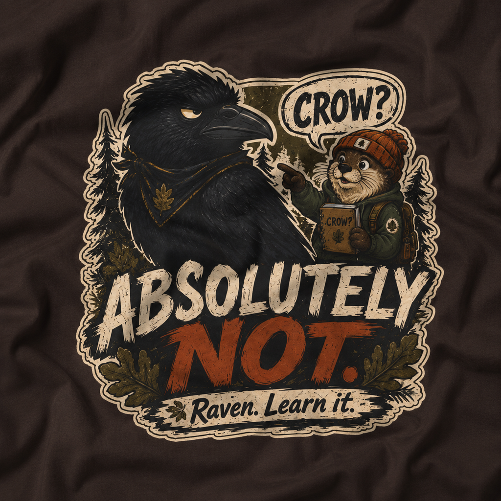 Crow, Absolutely Not Version 4 T‑Shirt