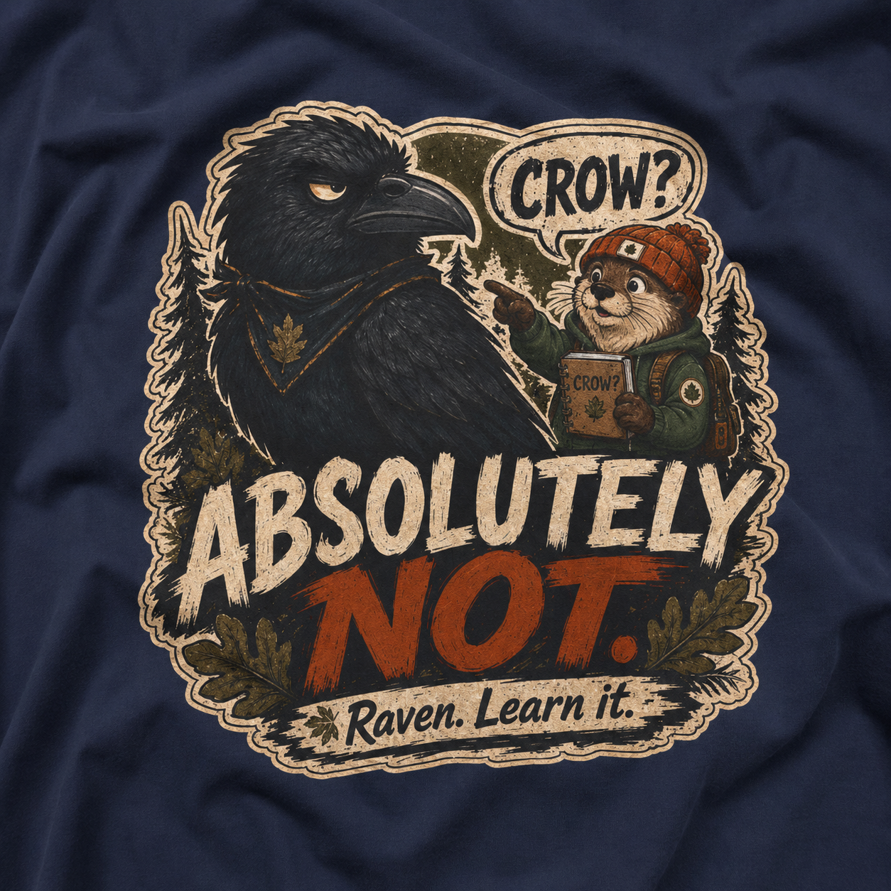 Crow, Absolutely Not Version 4 T‑Shirt