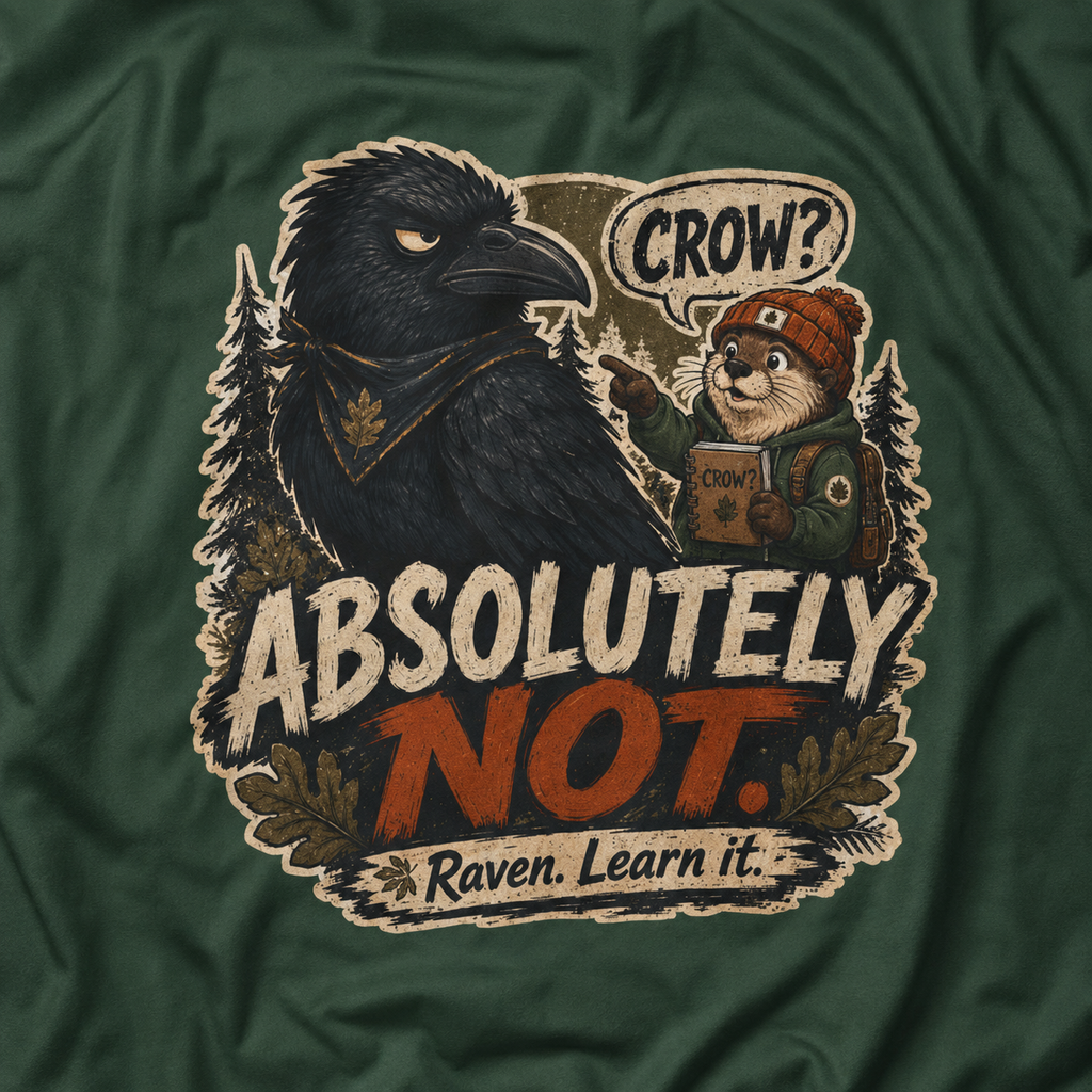 Crow, Absolutely Not Version 4 T‑Shirt