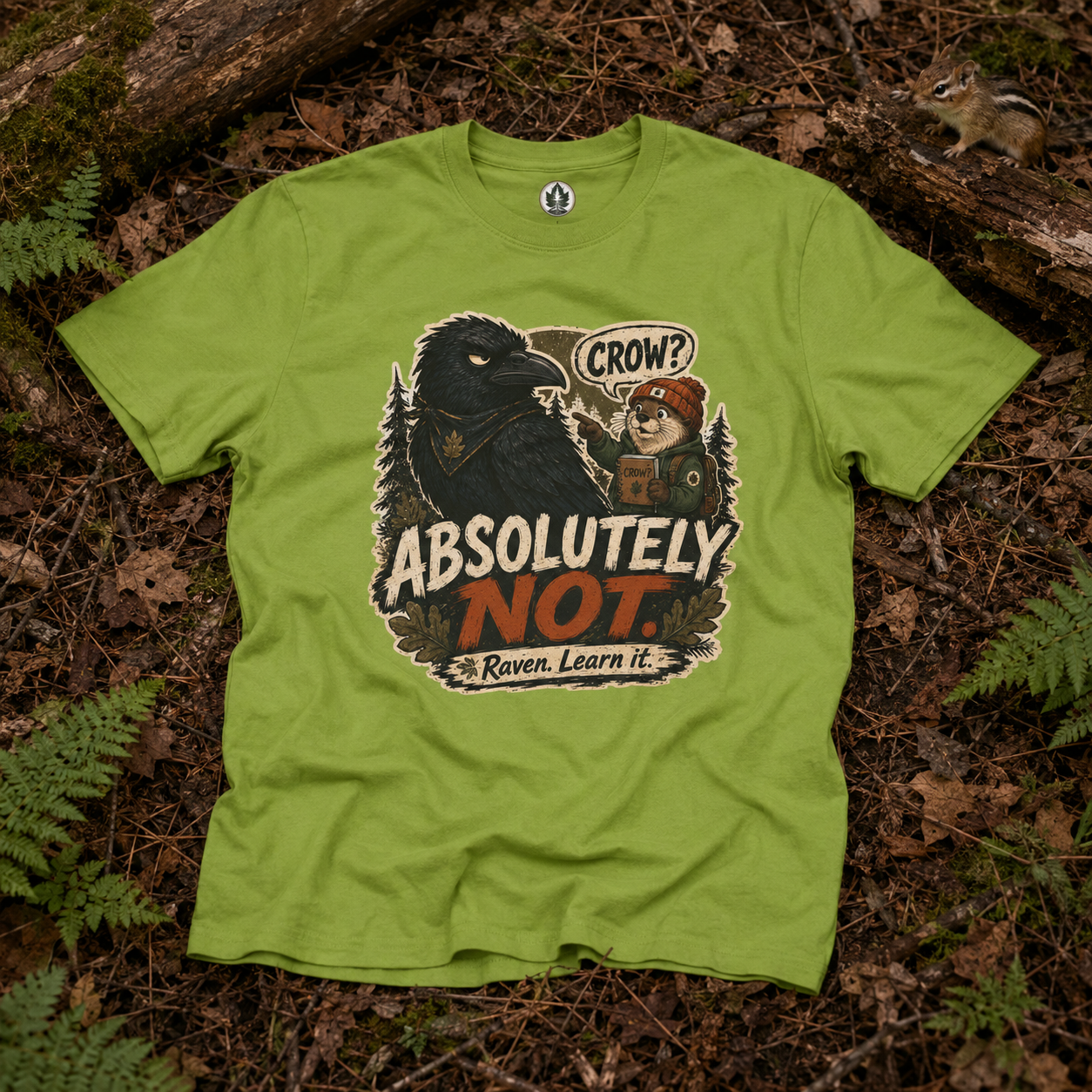 Crow, Absolutely Not Version 4 T‑Shirt