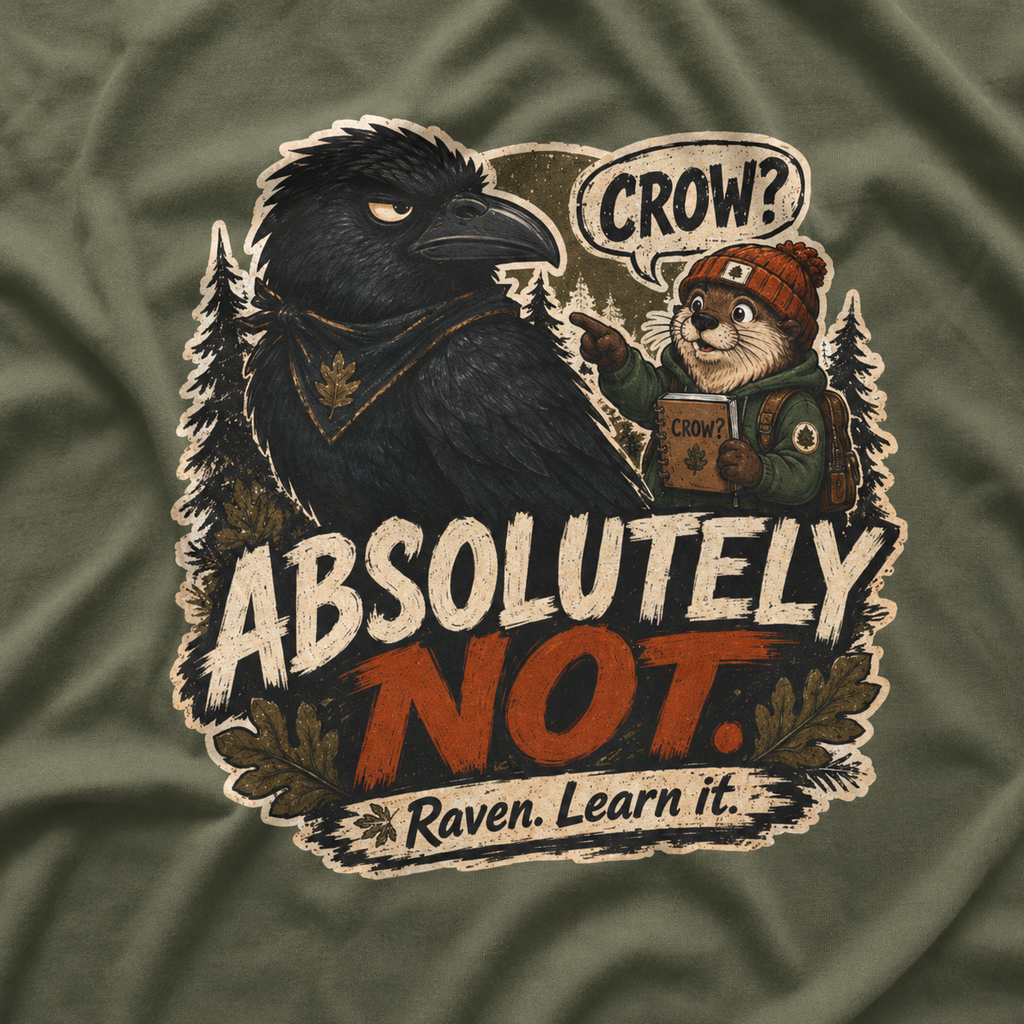 Crow, Absolutely Not Version 4 T‑Shirt