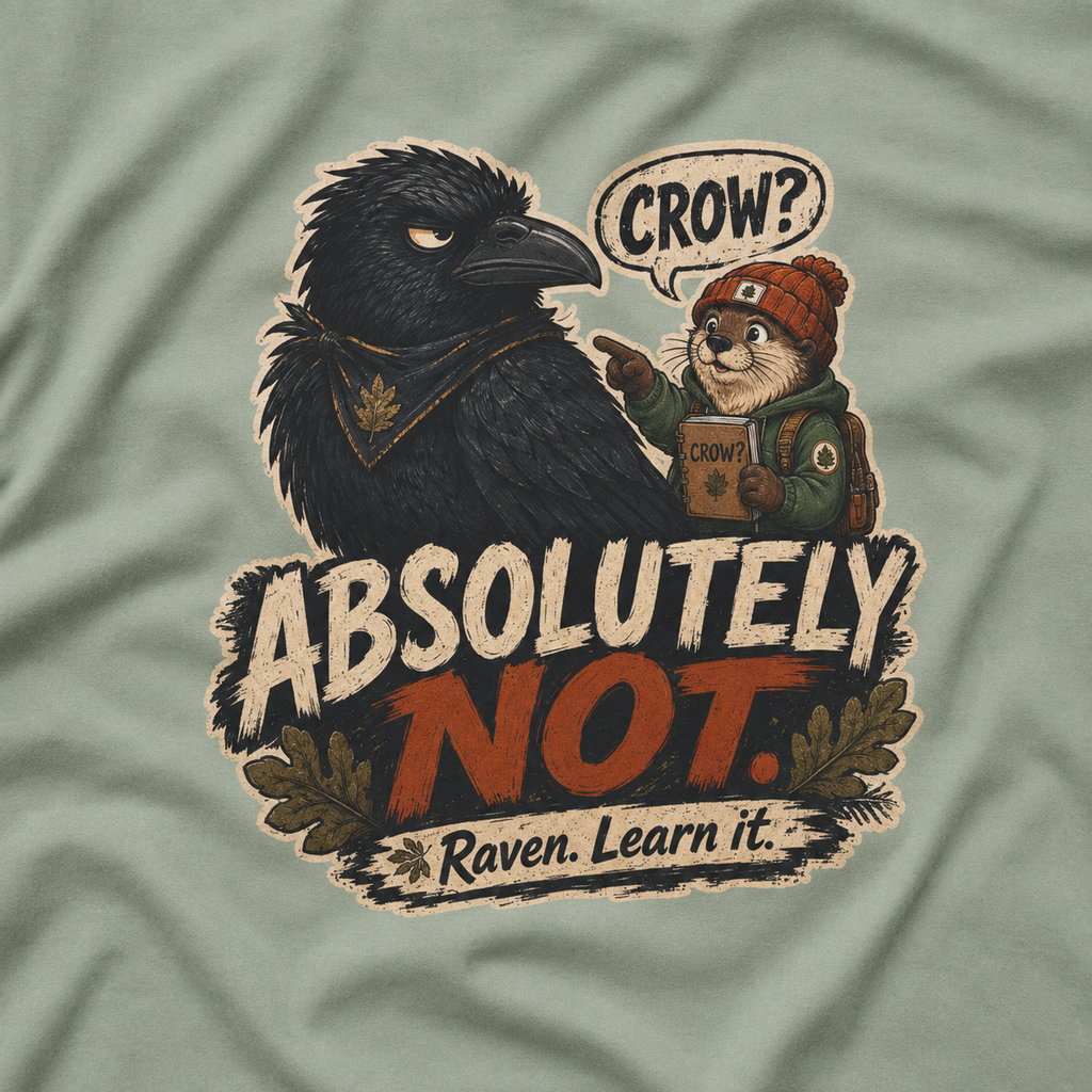 Crow, Absolutely Not Version 4 T‑Shirt