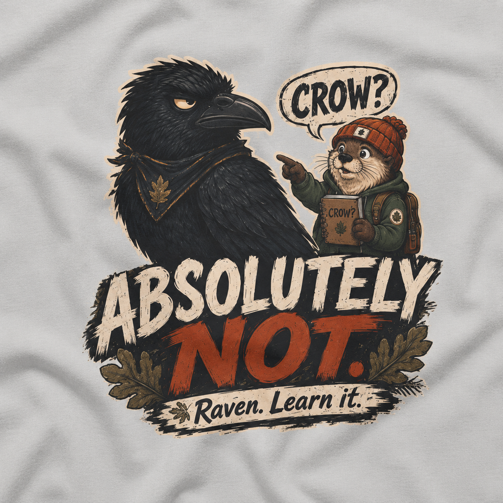 Crow, Absolutely Not Version 4 T‑Shirt