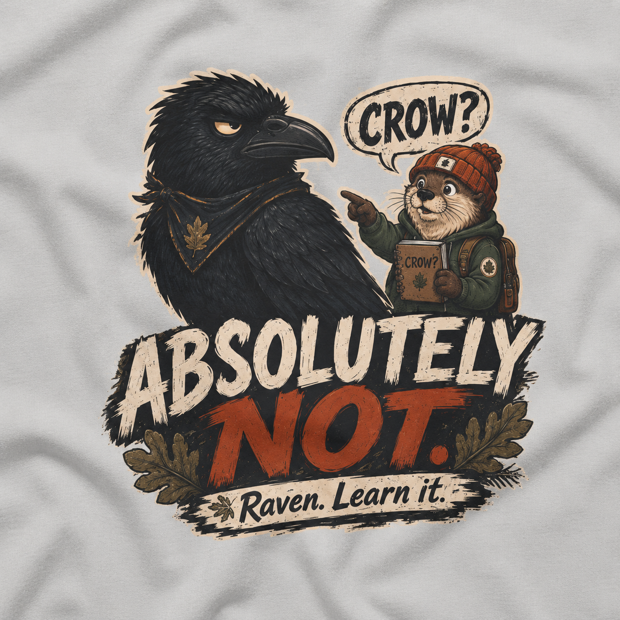 Crow, Absolutely Not Version 4 T‑Shirt