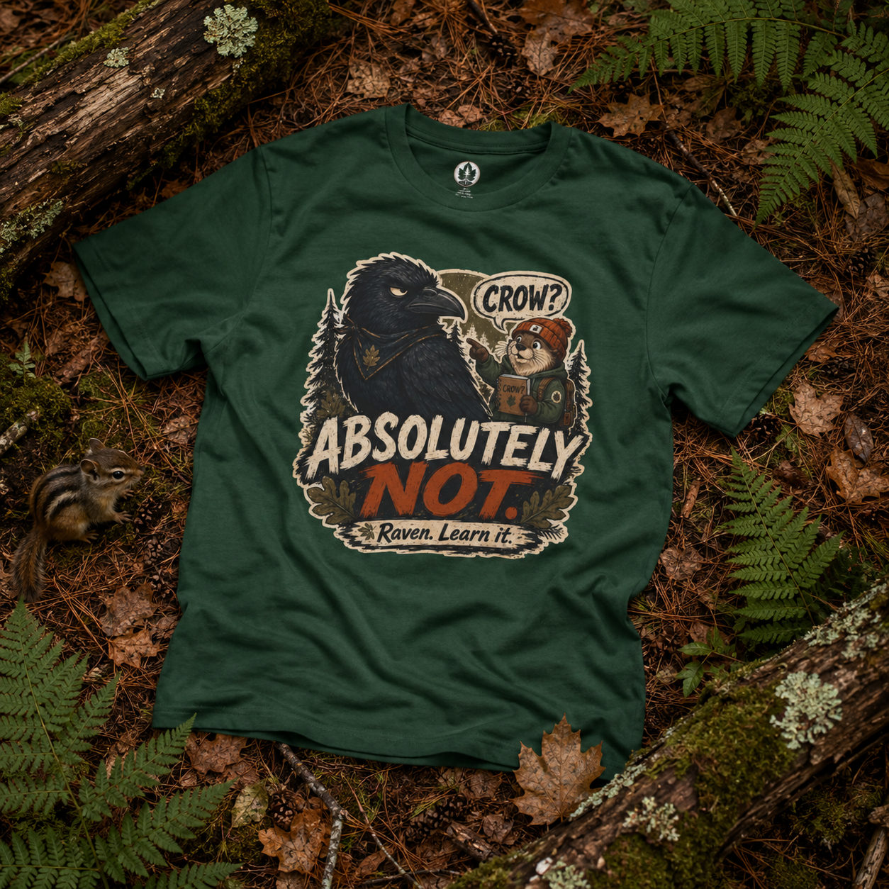 Crow, Absolutely Not Version 4 T‑Shirt