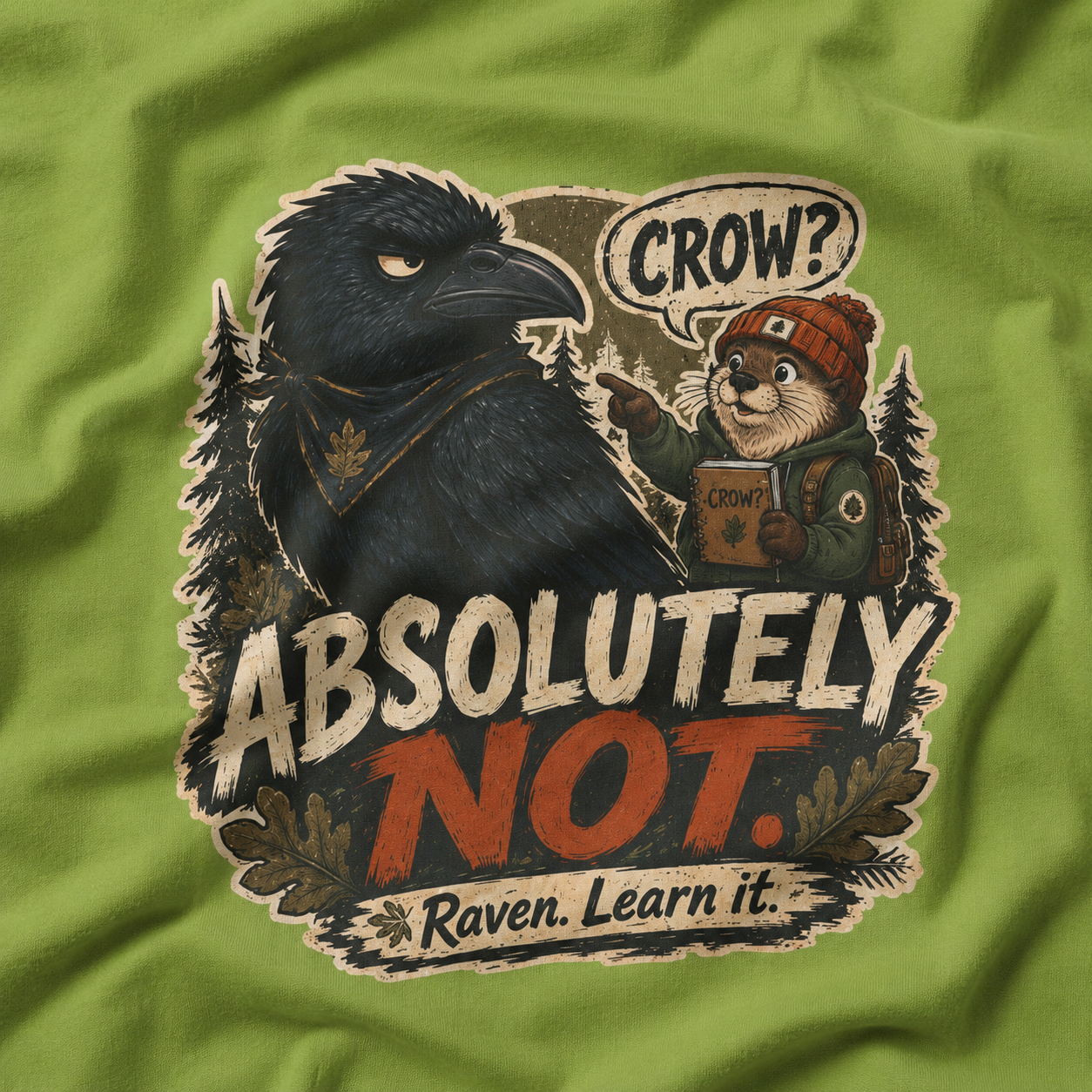 Crow, Absolutely Not Version 4 T‑Shirt