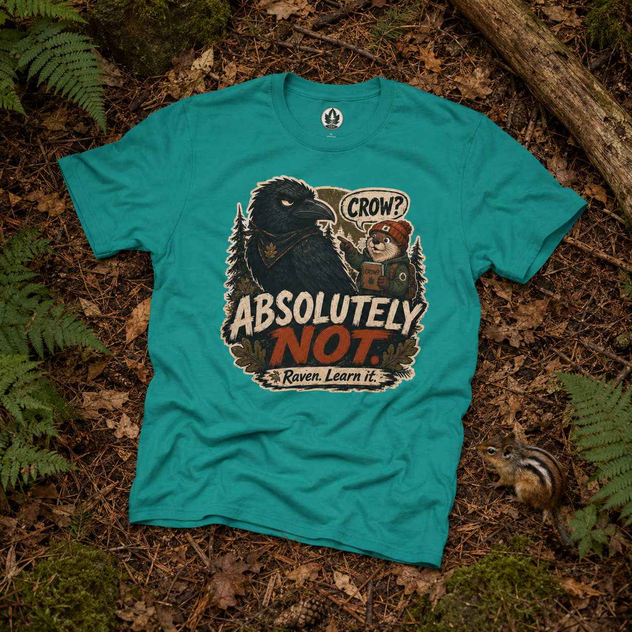 Crow, Absolutely Not Version 4 T‑Shirt