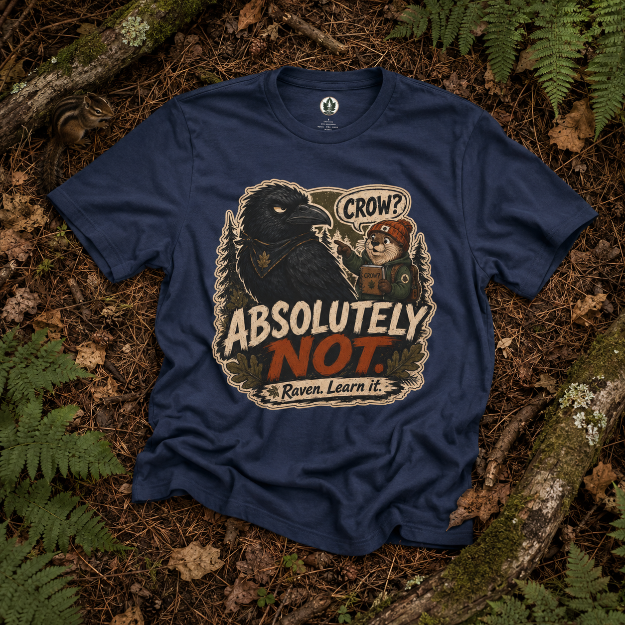 Crow, Absolutely Not Version 4 T‑Shirt