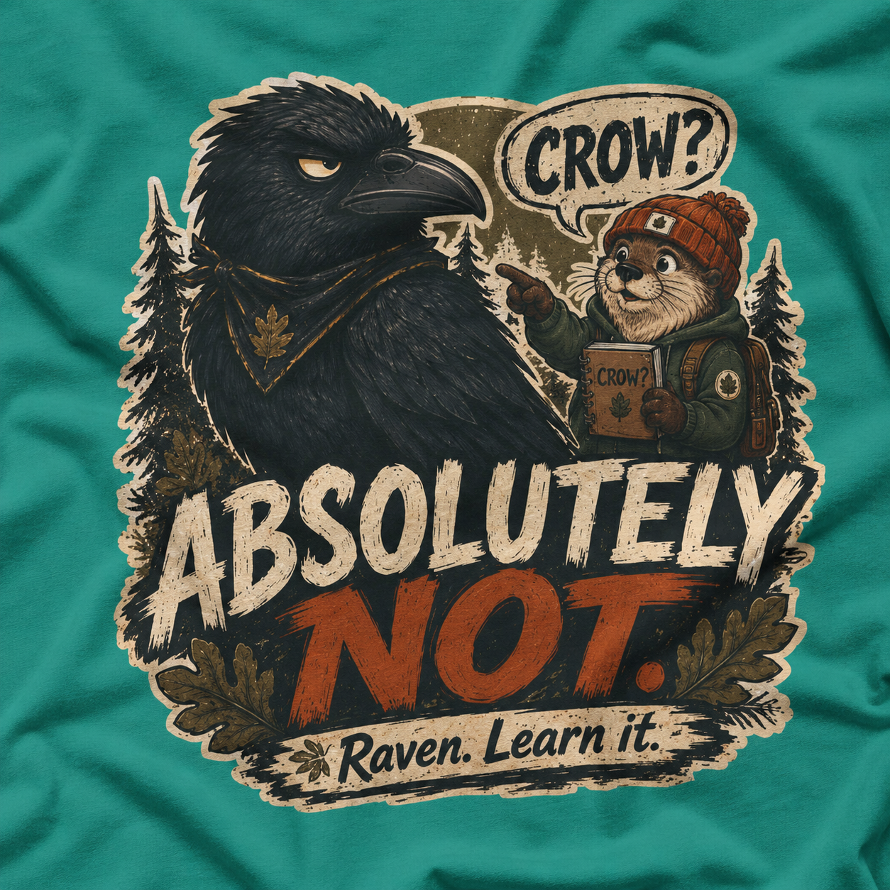 Crow, Absolutely Not Version 4 T‑Shirt
