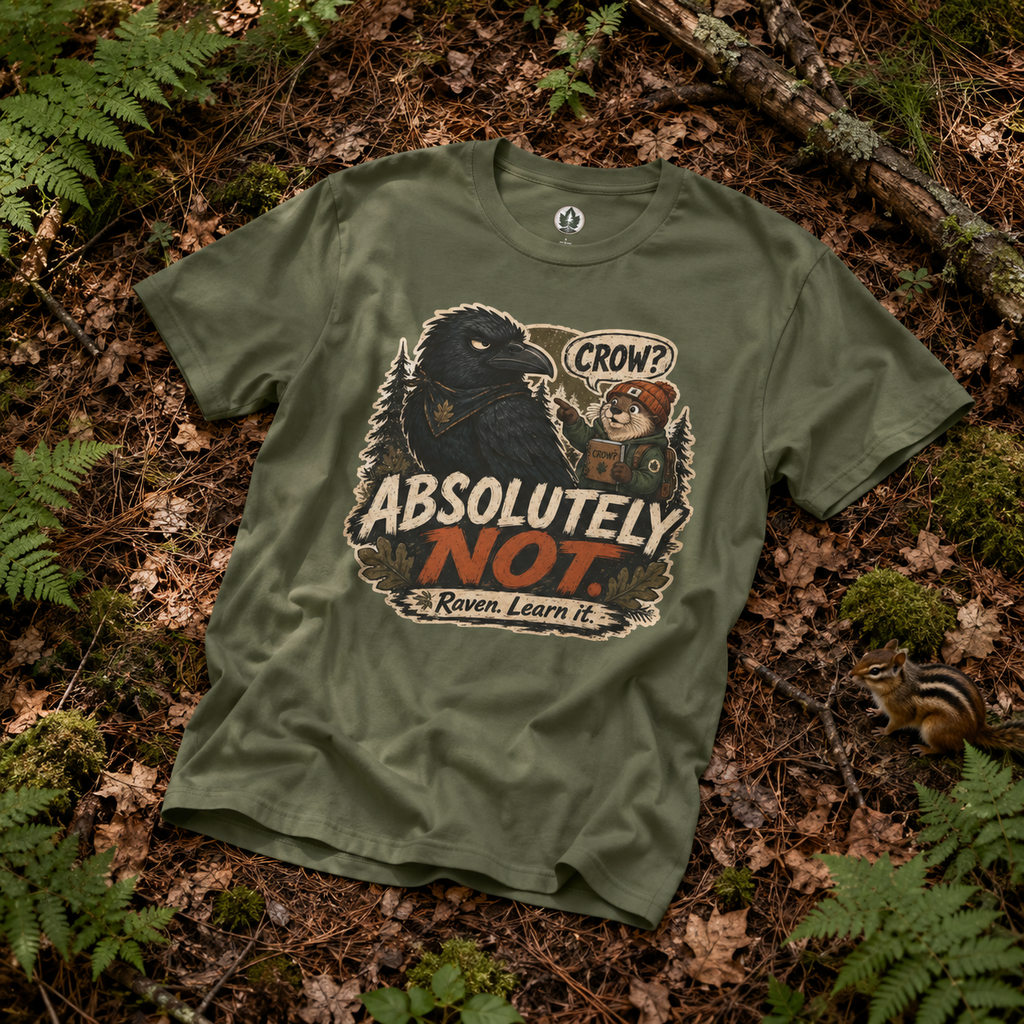 Crow, Absolutely Not Version 4 T‑Shirt