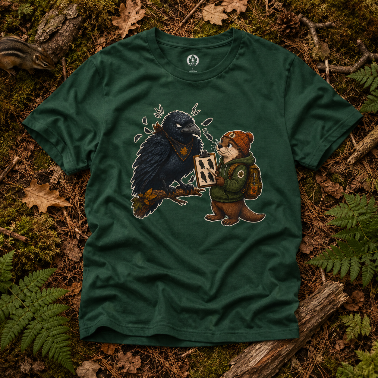 Echo Irritated that Otto is Referring to him as a Crow, No Text T‑Shirt