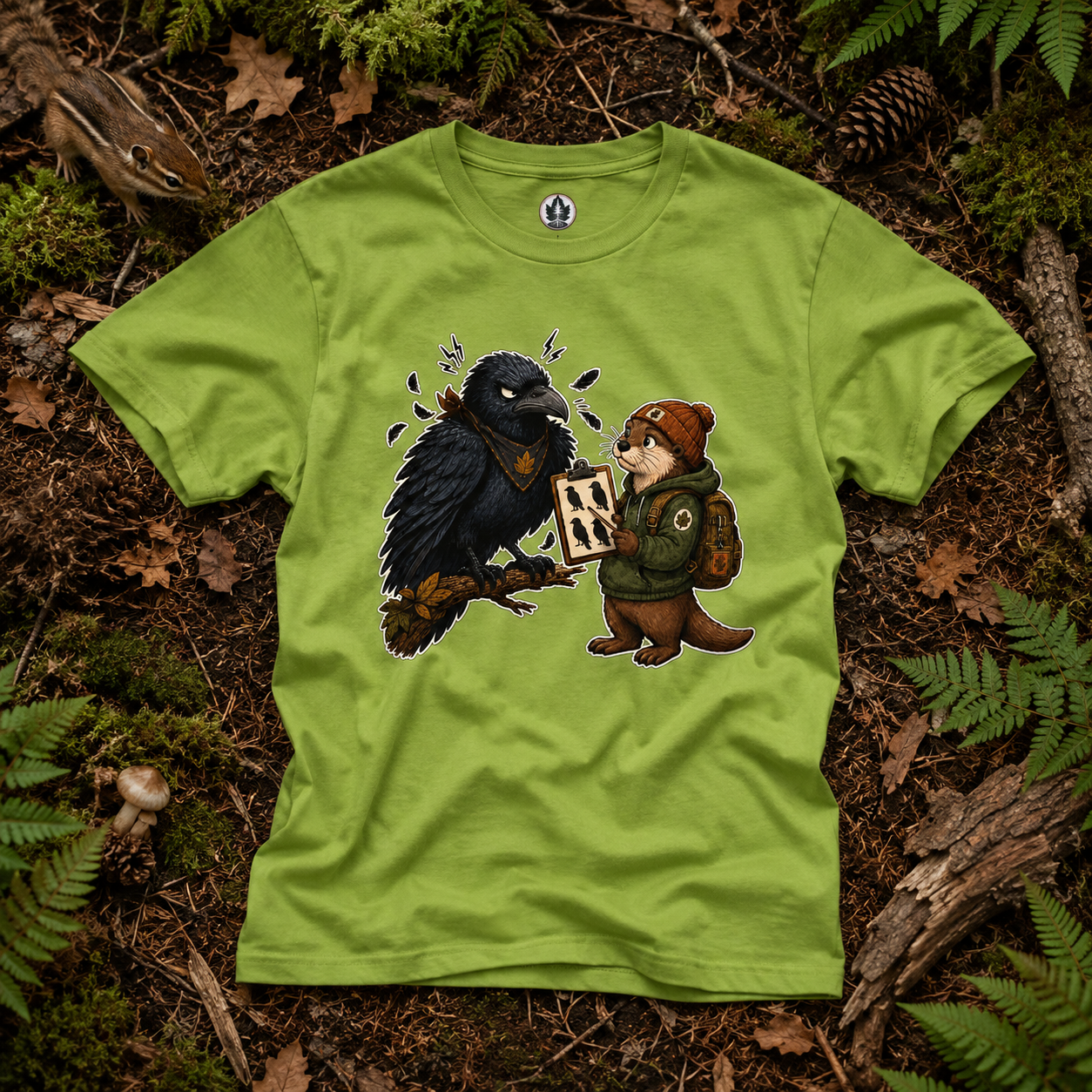 Echo Irritated that Otto is Referring to him as a Crow, No Text T‑Shirt