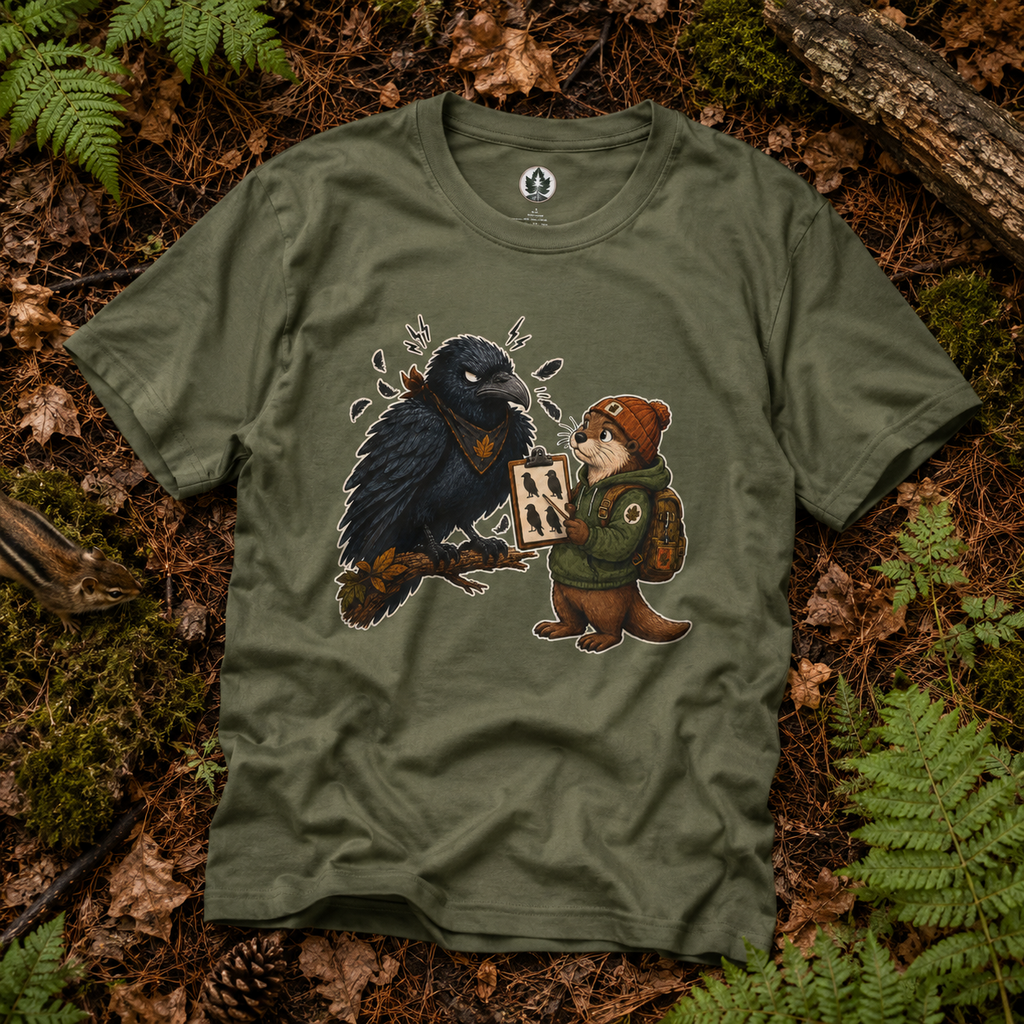 Echo Irritated that Otto is Referring to him as a Crow, No Text T‑Shirt