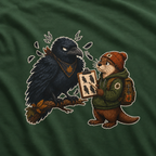 Echo Irritated that Otto is Referring to him as a Crow, No Text T‑Shirt