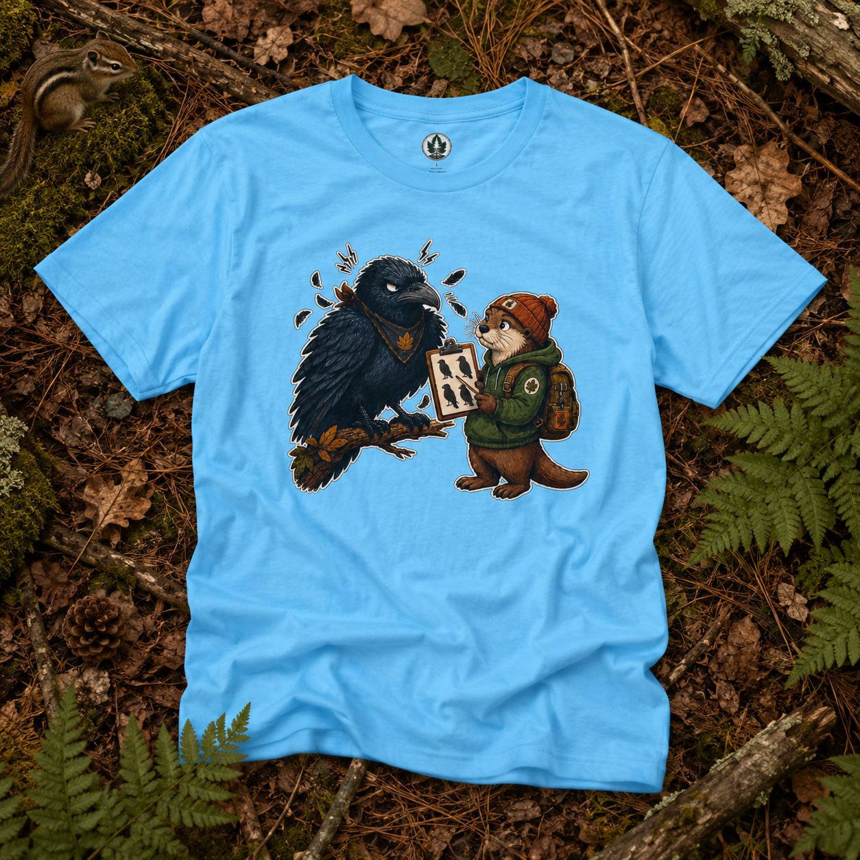 Echo Irritated that Otto is Referring to him as a Crow, No Text T‑Shirt