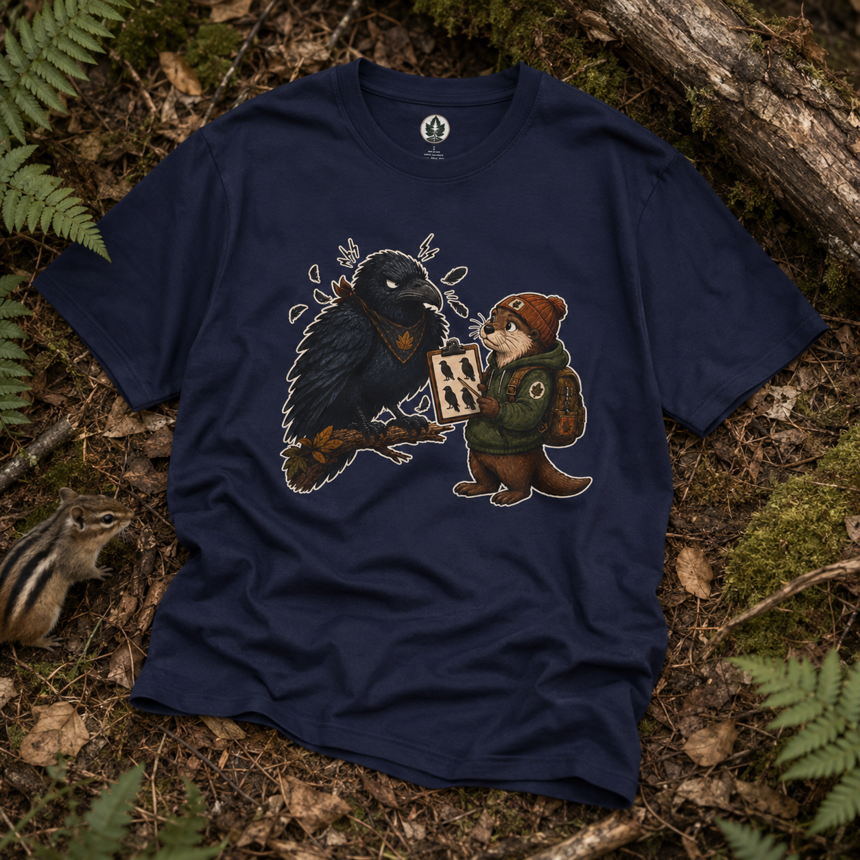 Echo Irritated that Otto is Referring to him as a Crow, No Text T‑Shirt
