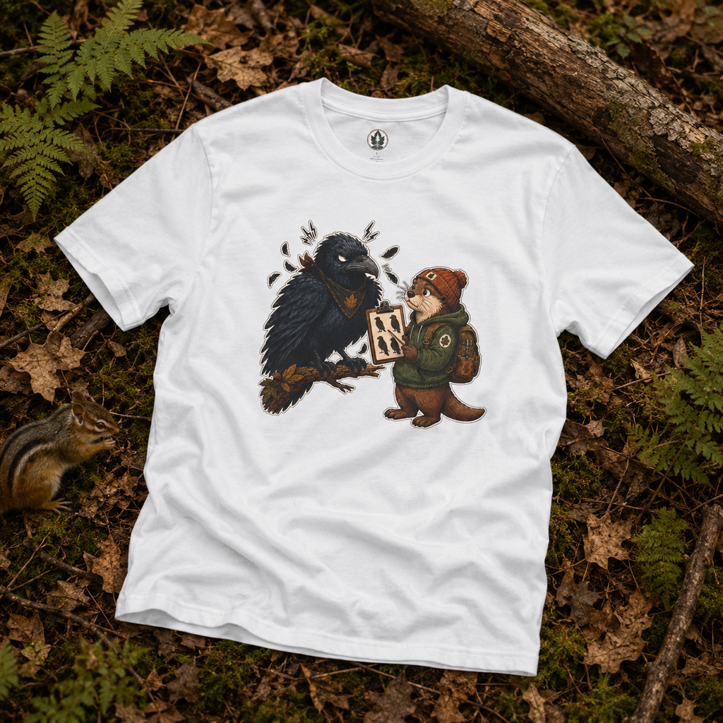 Echo Irritated that Otto is Referring to him as a Crow, No Text T‑Shirt