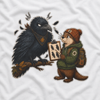 Echo Irritated that Otto is Referring to him as a Crow, No Text T‑Shirt