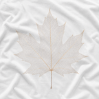 Skeleton Sugar Maple Leaf T‑Shirt