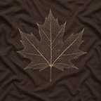Skeleton Sugar Maple Leaf T‑Shirt