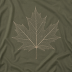 Skeleton Sugar Maple Leaf T‑Shirt