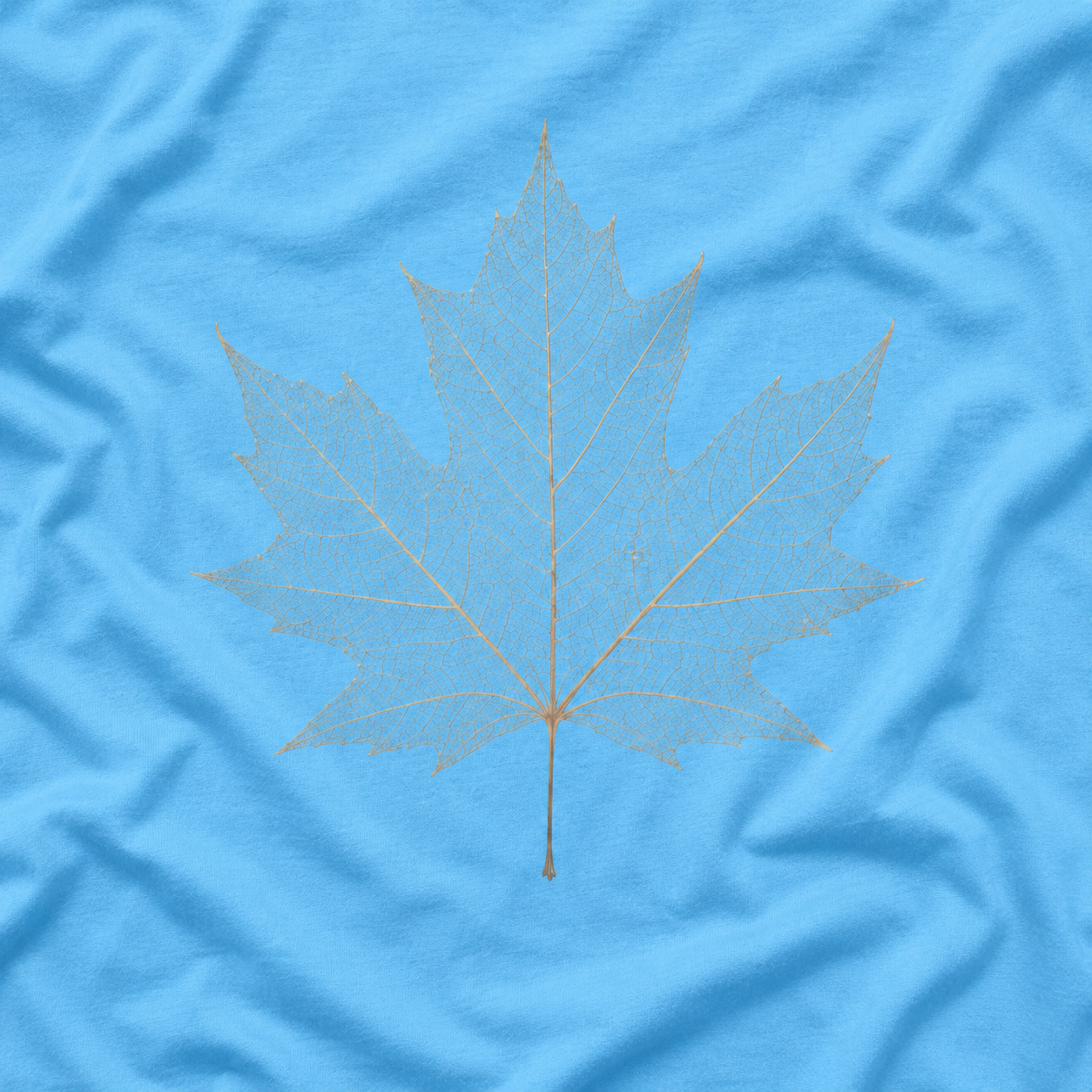 Skeleton Sugar Maple Leaf T‑Shirt