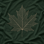 Skeleton Sugar Maple Leaf T‑Shirt