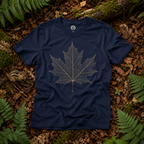 Skeleton Sugar Maple Leaf T‑Shirt