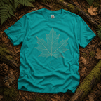 Skeleton Sugar Maple Leaf T‑Shirt
