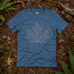 Skeleton Sugar Maple Leaf T‑Shirt