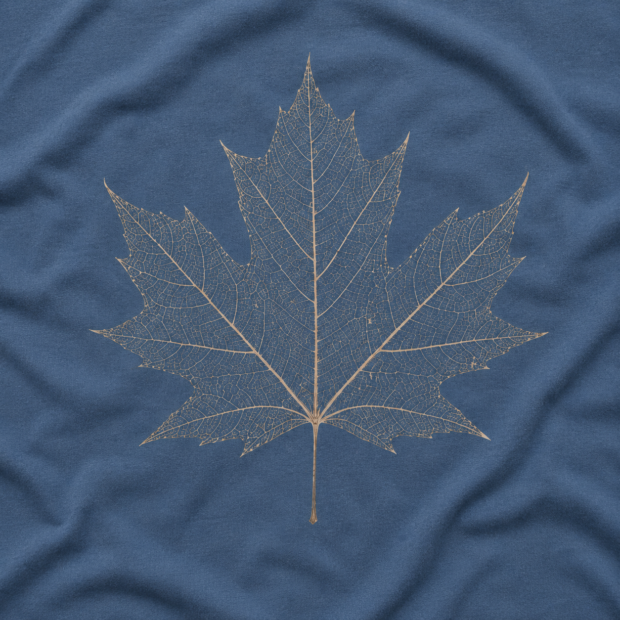 Skeleton Sugar Maple Leaf T‑Shirt