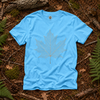 Skeleton Sugar Maple Leaf T‑Shirt
