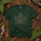 Skeleton Sugar Maple Leaf T‑Shirt