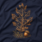 Skeleton Red Oak Leaf T‑Shirt