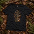 Skeleton Red Oak Leaf T‑Shirt