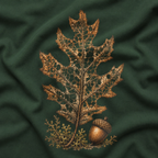 Skeleton Red Oak Leaf T‑Shirt