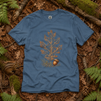 Skeleton Red Oak Leaf T‑Shirt