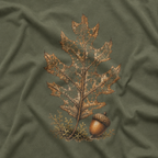 Skeleton Red Oak Leaf T‑Shirt