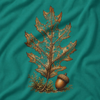 Skeleton Red Oak Leaf T‑Shirt
