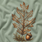 Skeleton Red Oak Leaf T‑Shirt