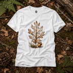 Skeleton Red Oak Leaf T‑Shirt
