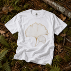 Skeleton Ginkgo Leaf T‑Shirt