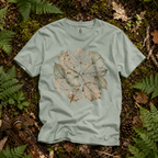 Skeleton Leaf Collage T‑Shirt