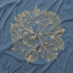 Skeleton Leaf Collage T‑Shirt